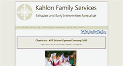 Desktop Screenshot of kahlonfamilyservices.com