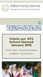 Mobile Screenshot of kahlonfamilyservices.com